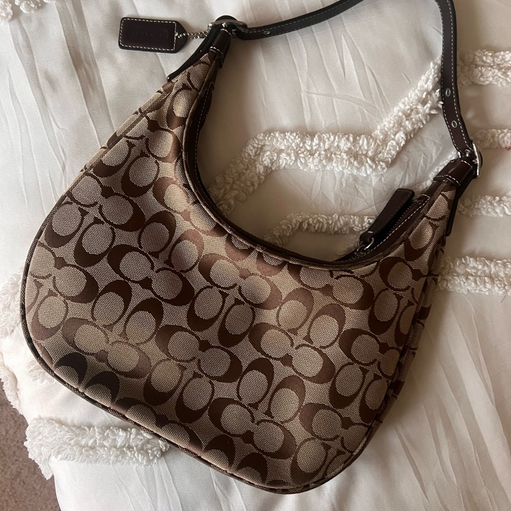 Coach Tan Hobo Purse